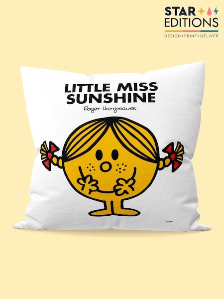 100% Cotton White Little miss Sunshine T-Shirt by Star Editions (AL3959) | £25