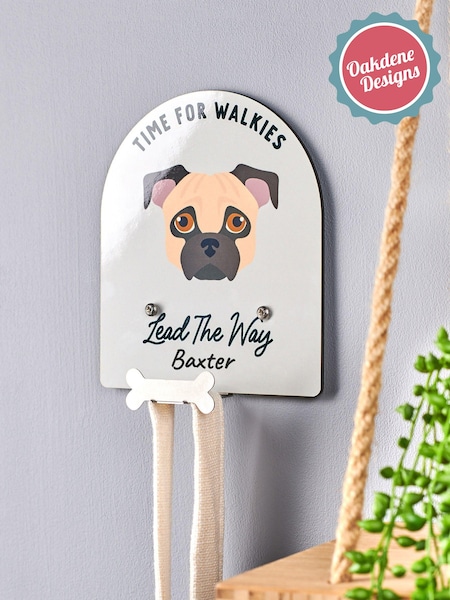Personalised Dog Breed Lead Holder by Oakdene (AL4180) | £17
