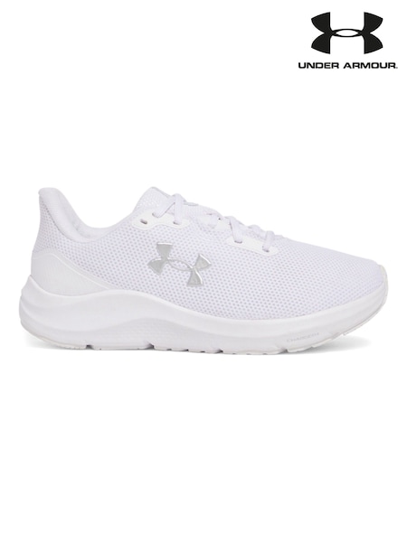 Under Armour White/Purple Charged Pursuit Trainers (AL4288) | £65