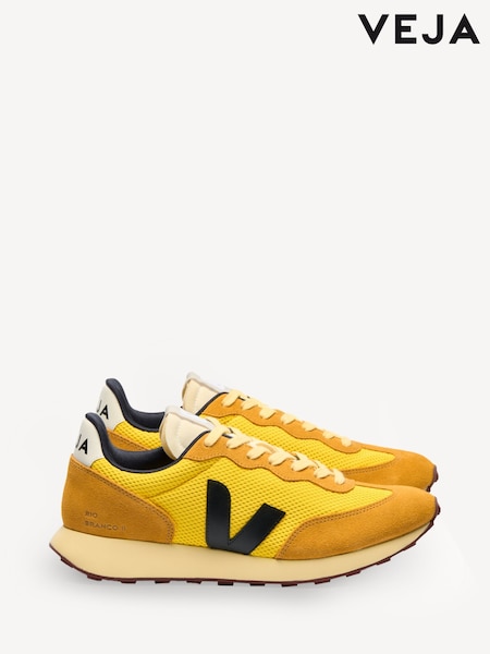 Veja Yellow Rio Branco II Trainers (AL4570) | £125