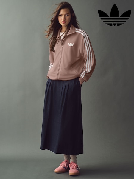 adidas Originals Brown Firebird Loose Tracktop (AL4705) | £70