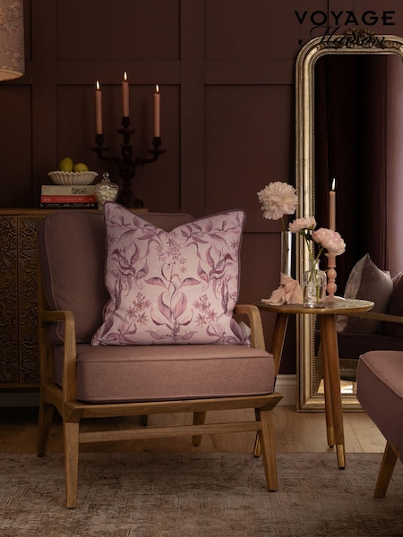 Voyage Maison Posie Hettie Printed Piped Cushion (AL4762) | £38