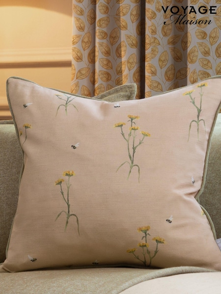 Voyage Maison Blossom Allimore Floral Piped Cushion (AL4769) | £40