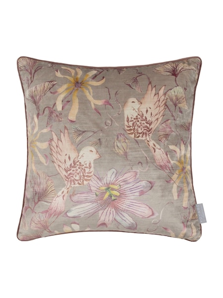 Voyage Maison Viola Sybil Printed Piped Cushion (AL4816) | £36