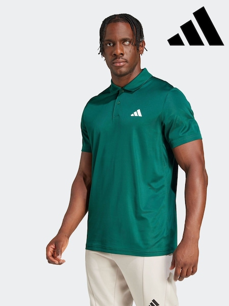 adidas Green Train Essentials Training Polo Shirt (AL4879) | £25