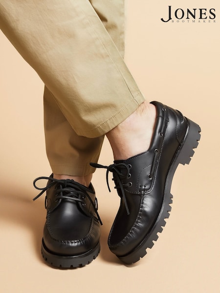 Jones Bootmaker Pickering 2 Leather Boat Shoes (AL4919) | £110