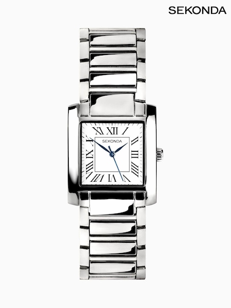 Sekonda Montreal Mens 30mm Analogue Watch With Gold Case And Alloy Bracelet With White Dial (AL4966) | £50