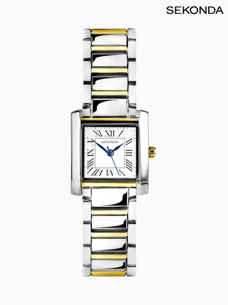 Sekonda Womens Montreal 21mm Analogue Watch With Two Tone Case And Alloy Bracelet With Dial (AL4972) | £55