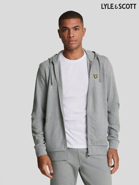 Lyle & Scott Grey 100% Cotton Fleece Bottoms (AL5137) | £45