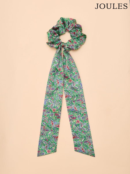 Joules Elissia Green/Pink Scarf Scrunchie (AL5334) | £15