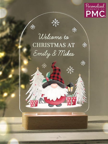Personalised Christmas Gonk Led Light by PMC (AL5445) | £24