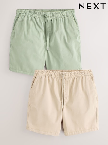 Stone/Khaki Garment Dye Dock Shorts (AL5453) | £38