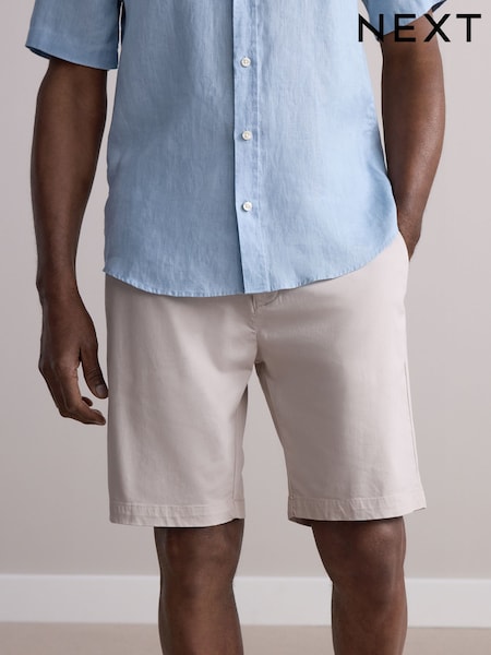 Bone Premium Sateen Chino Shorts (AL5460) | £28
