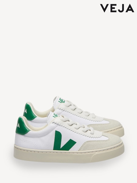 Veja Small Volley White Trainers (AL5497) | £75
