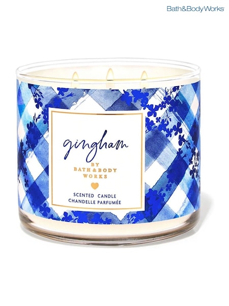 Bath & Body Works Gingham 3 Wick Candle (AL5767) | £19.50