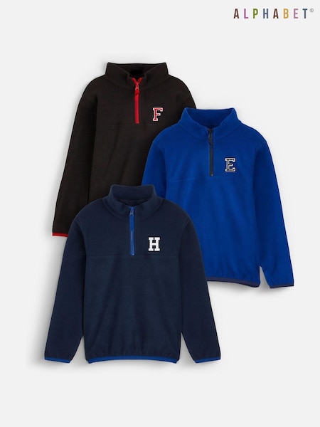 Kids Personalised Monogrammed Fleece Jacket by Alphabet (AL5839) | £18