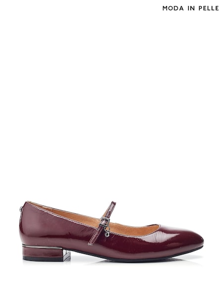 Moda in Pelle FLORENTIN BLOCK HEEL MARYJANE LEATHER SHOE (AL6176) | £79