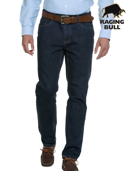 Raging Bull Regular Fit Blue Jeans (AL6271) | £75