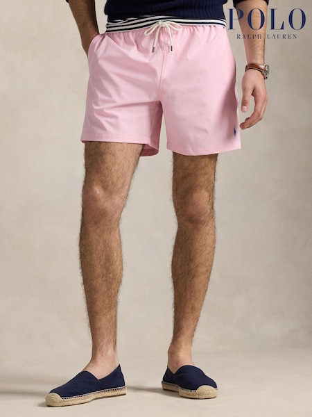 Polo Ralph Lauren Pink Traveller Classic Swim Shorts (AL6327) | £89