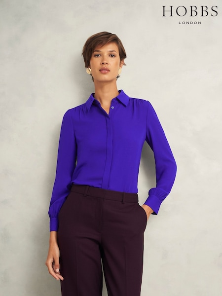 Hobbs Blue Caitlyn Shirt (AL6386) | £89