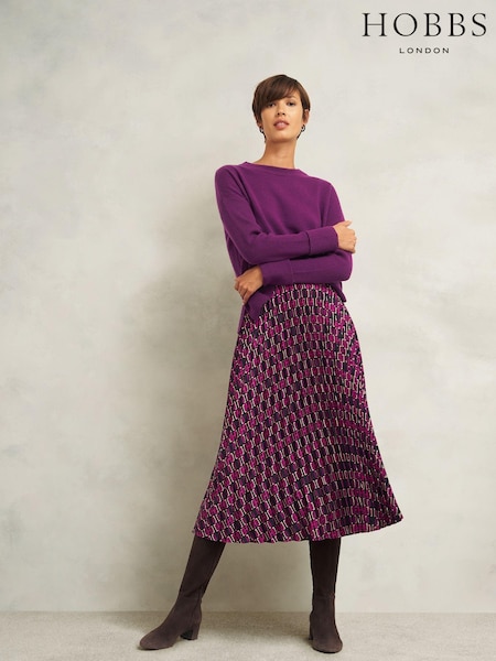 Hobbs Purple Darla Jumper (AL6389) | £89