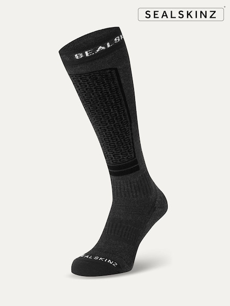 Sealskinz Northwold Solo Knee Length Thermal Ski Socks (AL6566) | £30