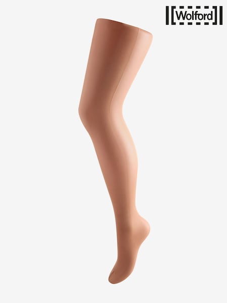 Wolford Tan Brown Tights (AL6765) | £25
