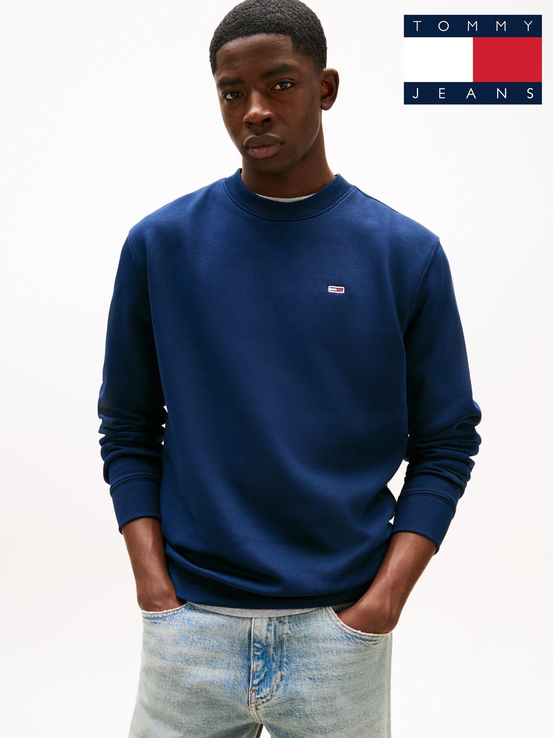 AspennigeriaShops | Tommy Jeans o navy bianco | Buy Men's Tommy Hilfiger  Jumpers Crew Neck Knitwear Online