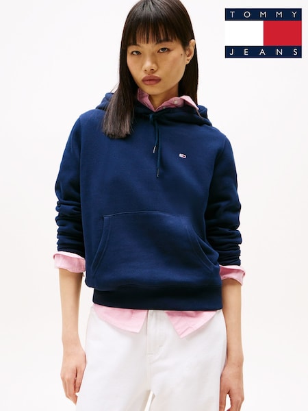 Tommy Jeans Blue Flag Hoodie (AL7199) | £65