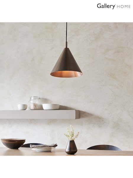 Gallery Home Bronze Lance 1 Light Pendant Ceiling Light (AL7238) | £76
