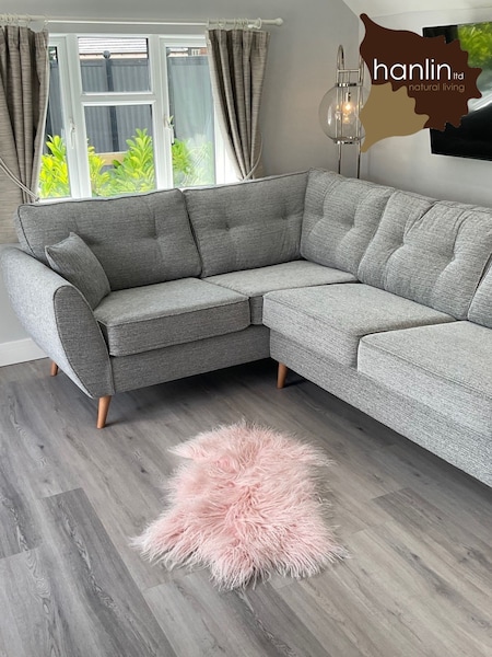 Hanlin Baby Pink Tibetan Lambskin (AL7266) | £85