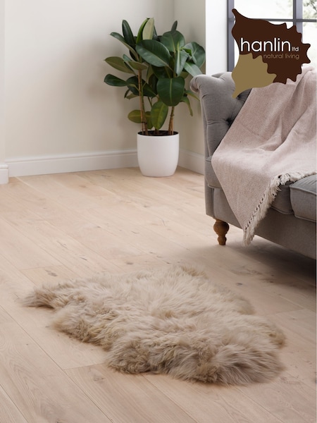 Hanlin Oyster Sheepskin Rug (AL7271) | £40 - £425