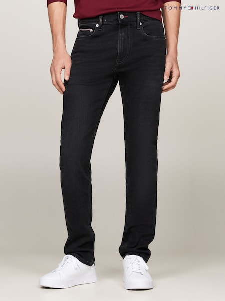 Tommy Hilfiger Black Slim Bleecker Straight Jeans (AL7413) | £120