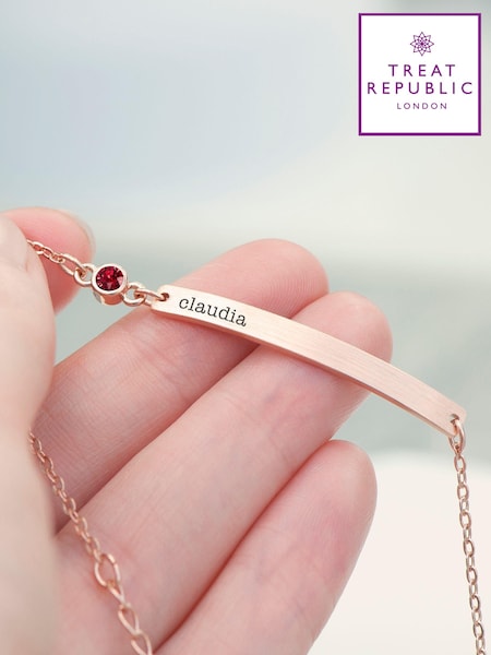 Personalised Swarovski Crystal Bracelet by Treat Republic (AL7607) | £25