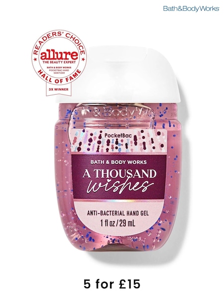 Bath & Body Works A Thousand Wishes PocketBac Hand Sanitizer 1 fl oz / 29 mL (AL7766) | £4