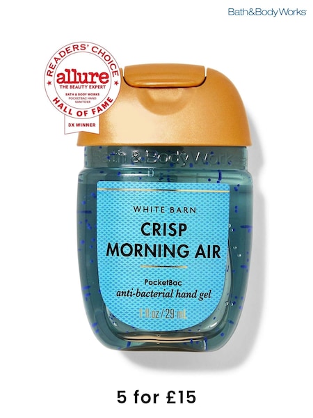 Bath & Body Works Crisp Morning Air PocketBac Hand Sanitizer 1 fl oz / 29 mL (AL7770) | £4