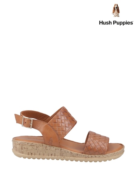 Hush Puppies Wide Fit Ebony Sandals (AL7846) | £80