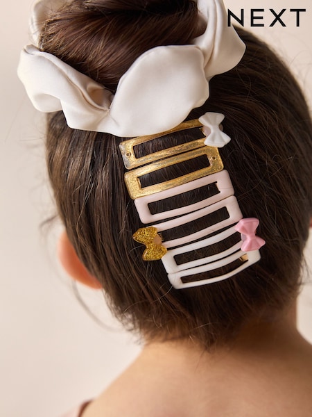 Cream Bow Clips 6 Pack (AL8319) | £6