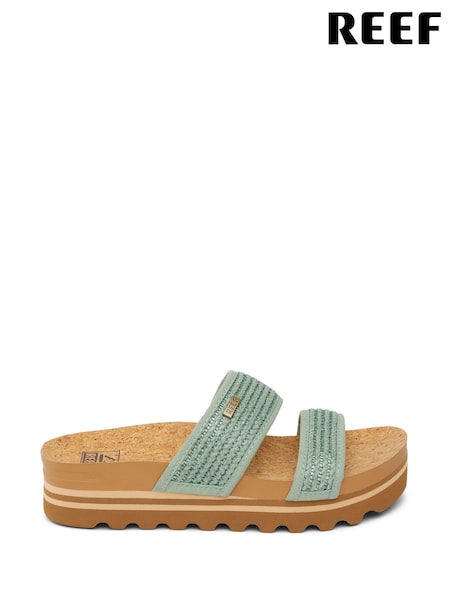 Reef Natural Cushion Vista Hi Sandals (AL8337) | £60