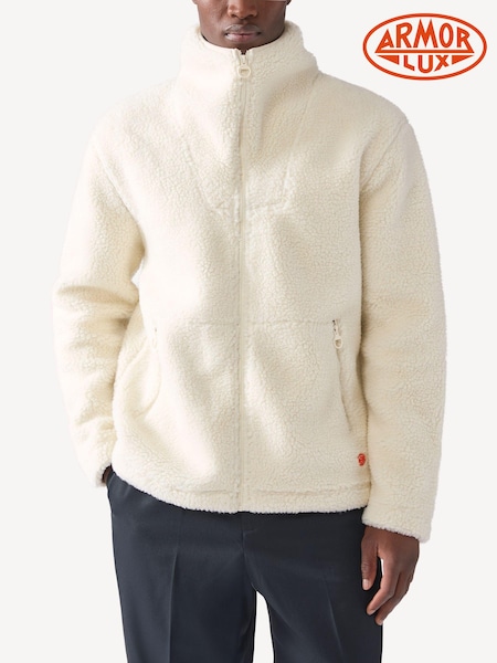 Armor Lux Natural Heritage Zip Sherpa Fleece (AL8922) | £160
