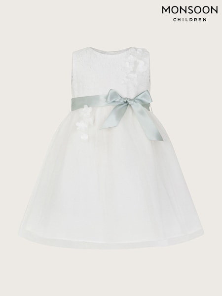 Monsoon Natural Baby Frankie Scuba Bridesmaid Dress (AL8949) | £45 - £50