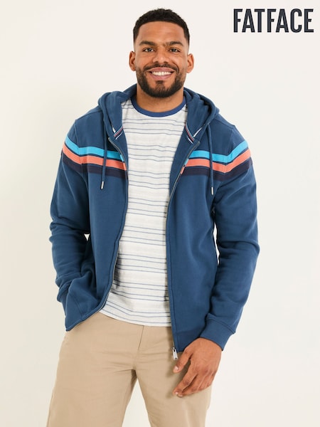 FatFace Brooke Navy Brooke Cut and Sew Hoody (AL9006) | £60