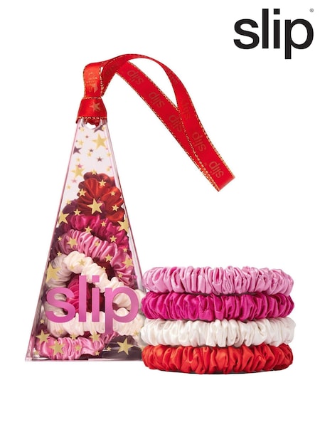 Slip Skinny 100% Pure Silk Scrunchie Ornament 4 Pack (AL9038) | £25