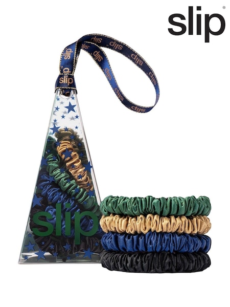 Slip Skinny 100% Pure Silk Scrunchie Ornament 4 Pack (AL9039) | £25