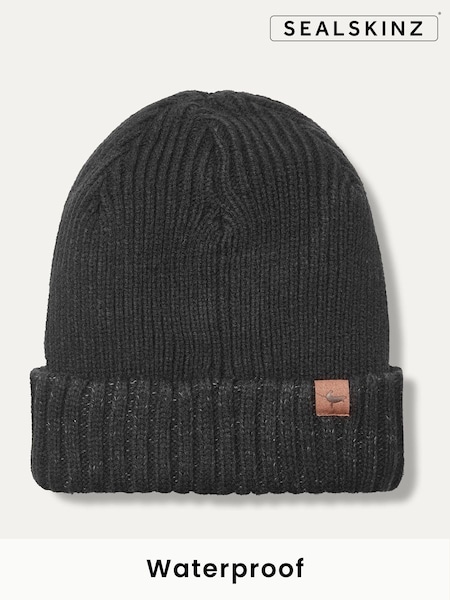 Sealskinz Bacton Waterproof Cold Weather Roll Cuff Beanie (AL9206) | £35