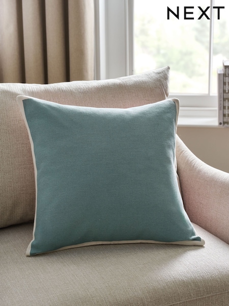 Teal Blue 50 x 50cm Two Tone Cushion (AL9250) | £16