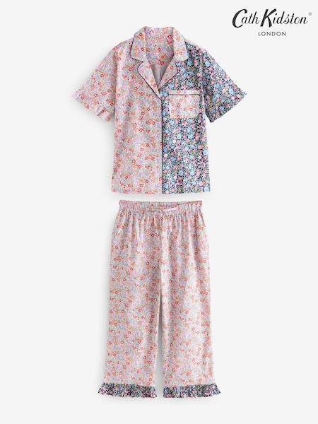 Cath Kidston Waters Ditsy 100% Cotton Button Through Pyjamas (AL9831) | £59