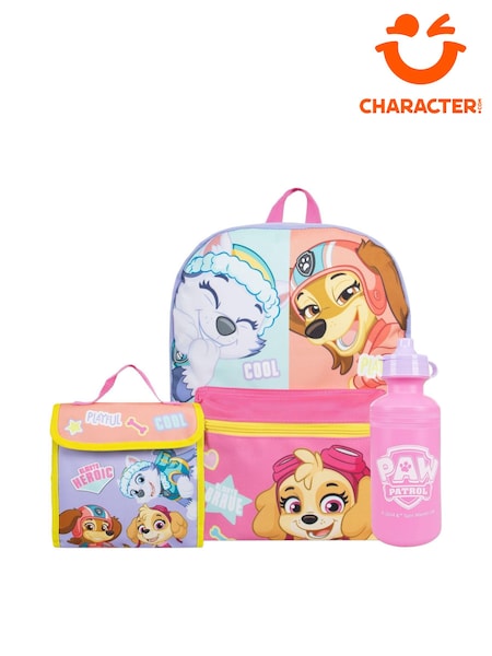 Character Purple PAW Patrol Backpack And Lunch Bag Set 3 Piece (AM0151) | £28
