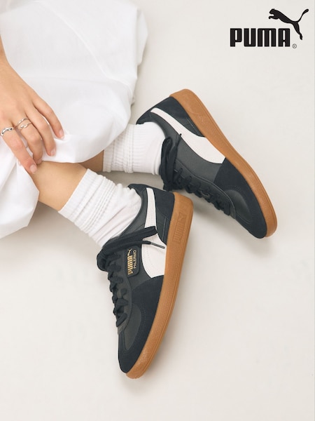 Puma Black Palermo Trainers (AM0162) | £75