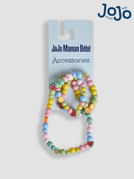 JoJo Maman Bébé Green Flower Toddler Necklace Set (AM0288) | £6.50